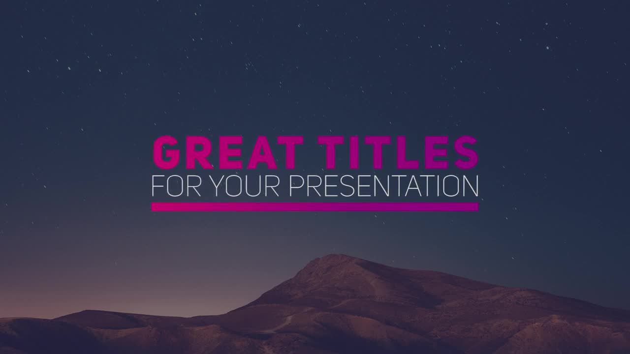 10个低三分之一电影全屏标题素材库推荐PR模板