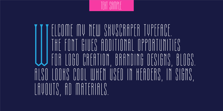 Skyscraper Font Family插图1