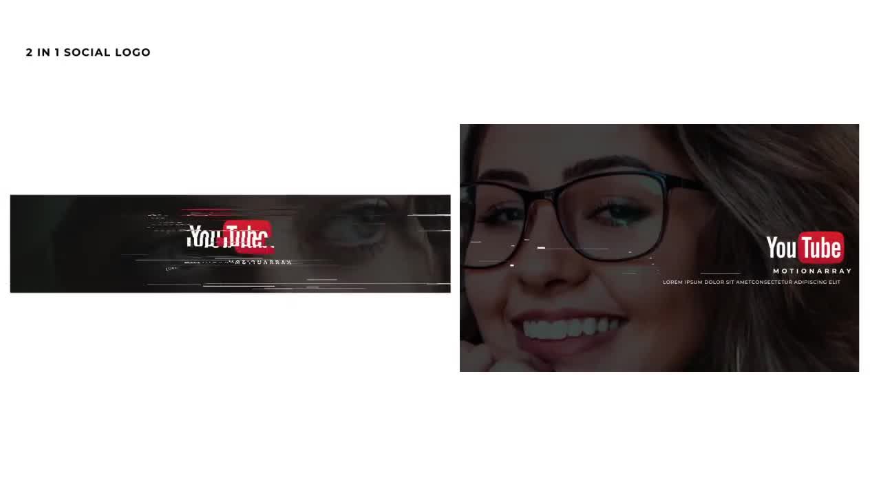 社交媒体Logo网络视频动画素材库精选AE模板