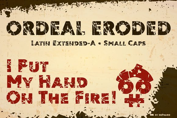 Ordeal Eroded Font素材之家精选英文字体