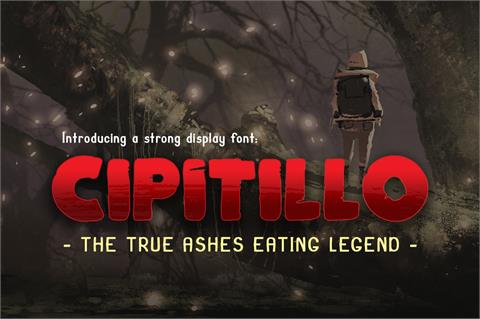 Cipitillo font素材之家精选英文字体