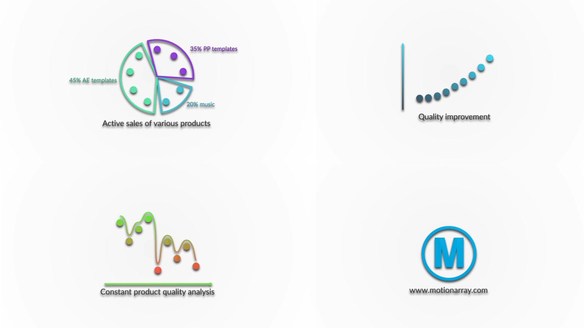 企业信息图形徽标显示素材库精选AE模板