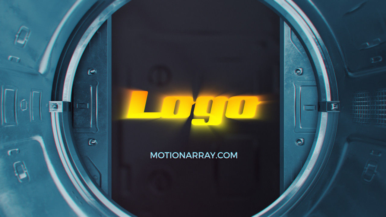 科幻工业徽标素材库精选AE模板