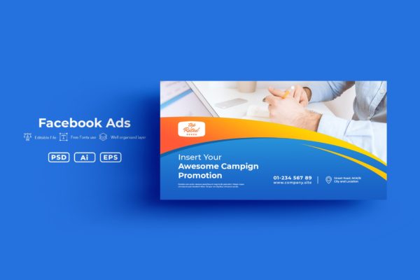Facebook公司宣传广告设计模板素材库精选v32 ADL Facebook Ads.v32