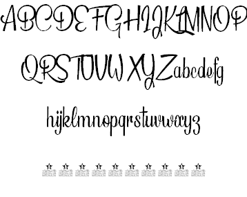 Beautiful People Personal Use font插图2