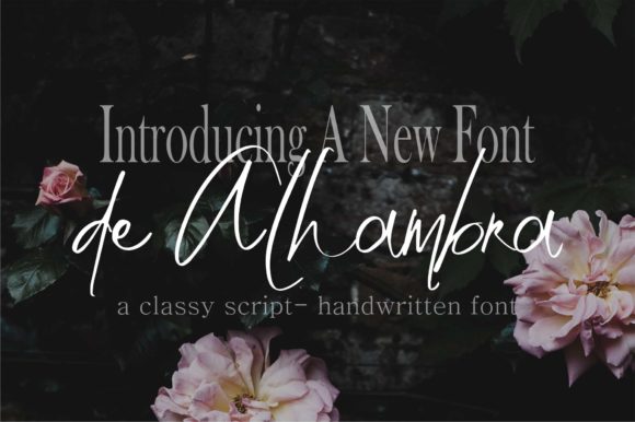 De Alhambra Font素材之家精选英文字体