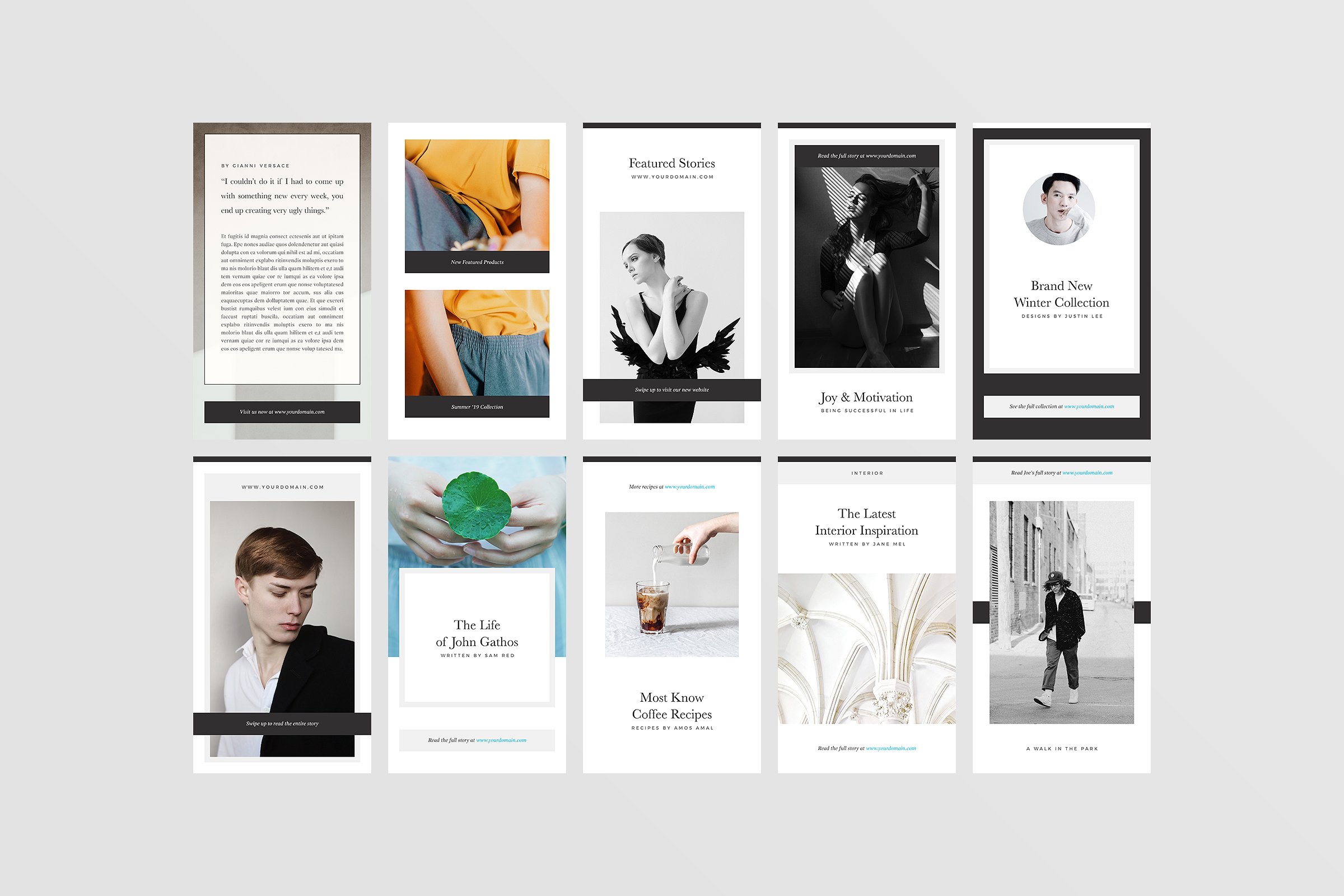 潮流时尚新媒体贴图模板素材库精选 New York Instagram Stories插图(8)