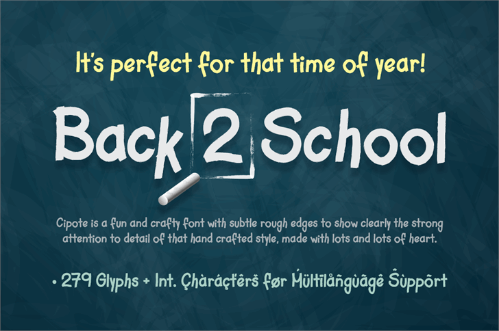 Cipote font插图2 Cipote font插图2