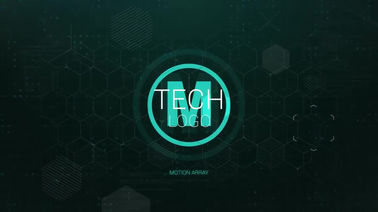 超现代优雅时尚的科技徽标素材库精选AE模板