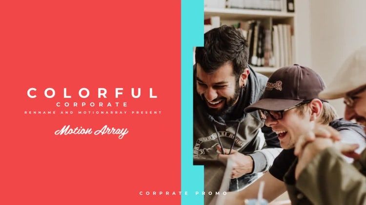 色彩缤纷的企业介绍素材库精选AE模板