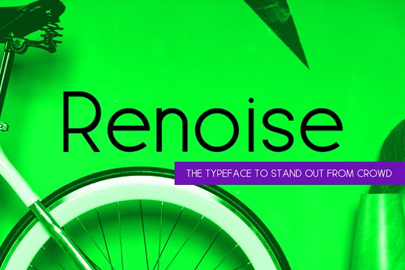 Renoise – A Stylish New Age Typeface素材之家精选英文字体