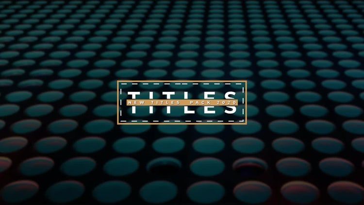 12个时尚简洁的全屏标题动画素材库精选AE模板