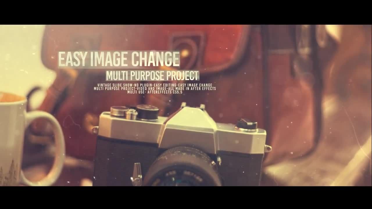 复古幻灯片效果素材库精选AE模板