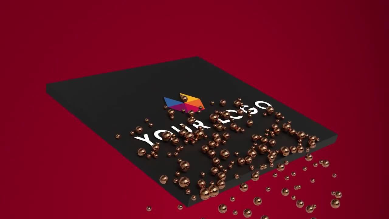 动态动画平板Logo显示素材库精选AE模板