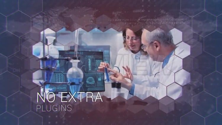 超现代医疗技术介绍素材库精选AE模板