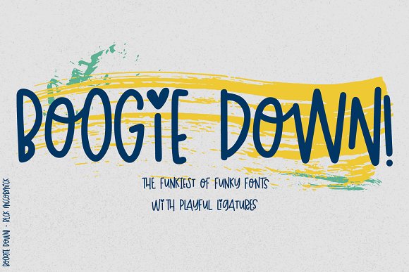 Boogie Down! Handlettered Sans Font素材之家精选英文字体
