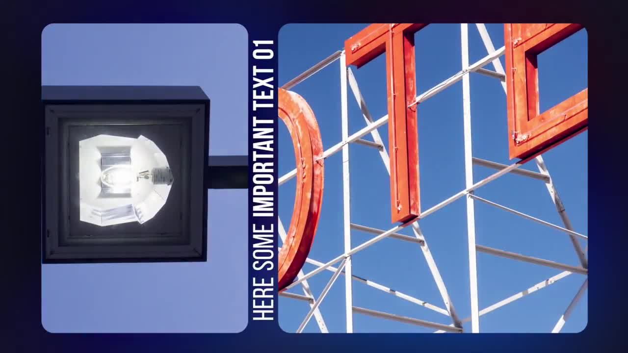 圆角网格快节奏视频展示素材库精选AE模板