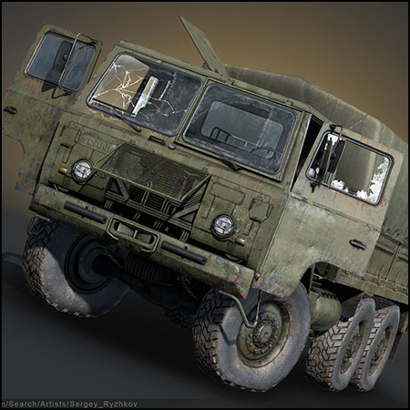 Saab-Scania SBA 111S (TGB 40)军用卡车素材之家精选3D模型