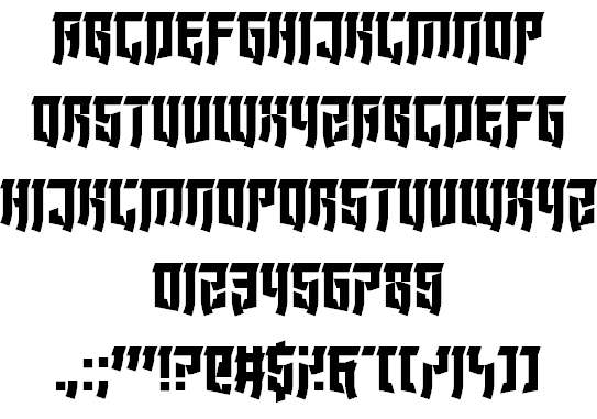 Wonders of the Orient font插图1