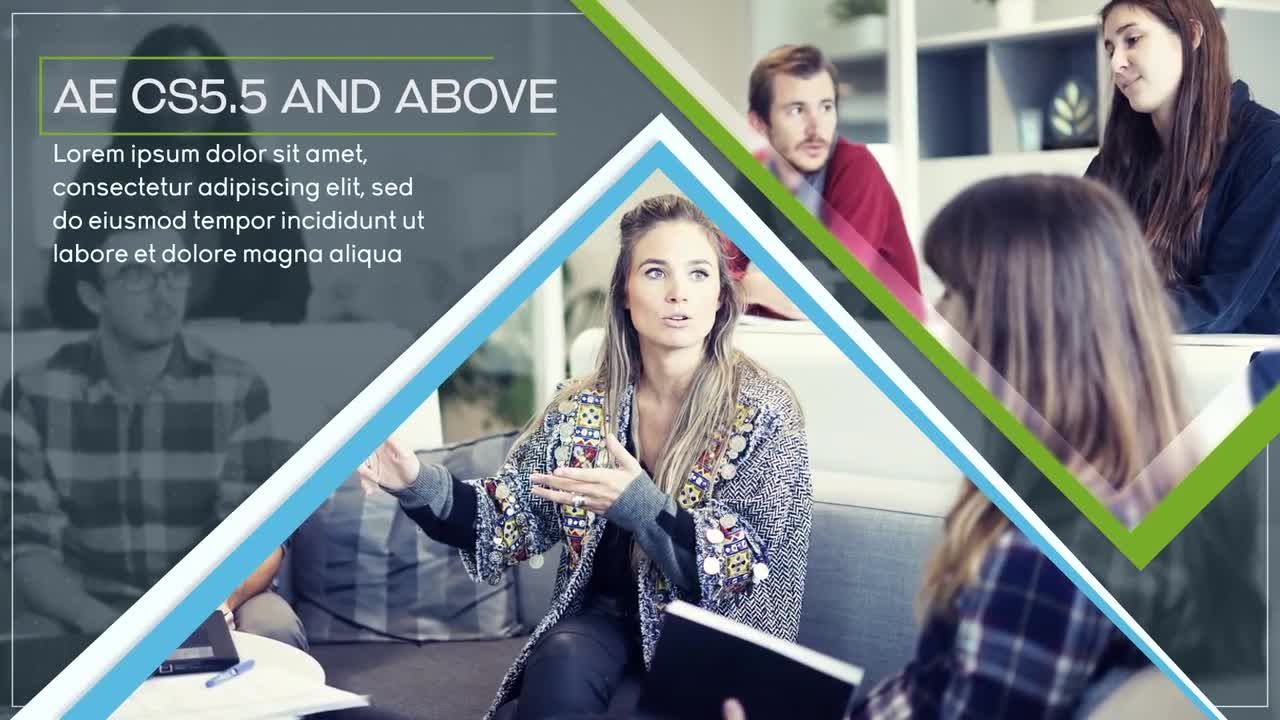 企业演示商务幻灯片素材库精选AE模板