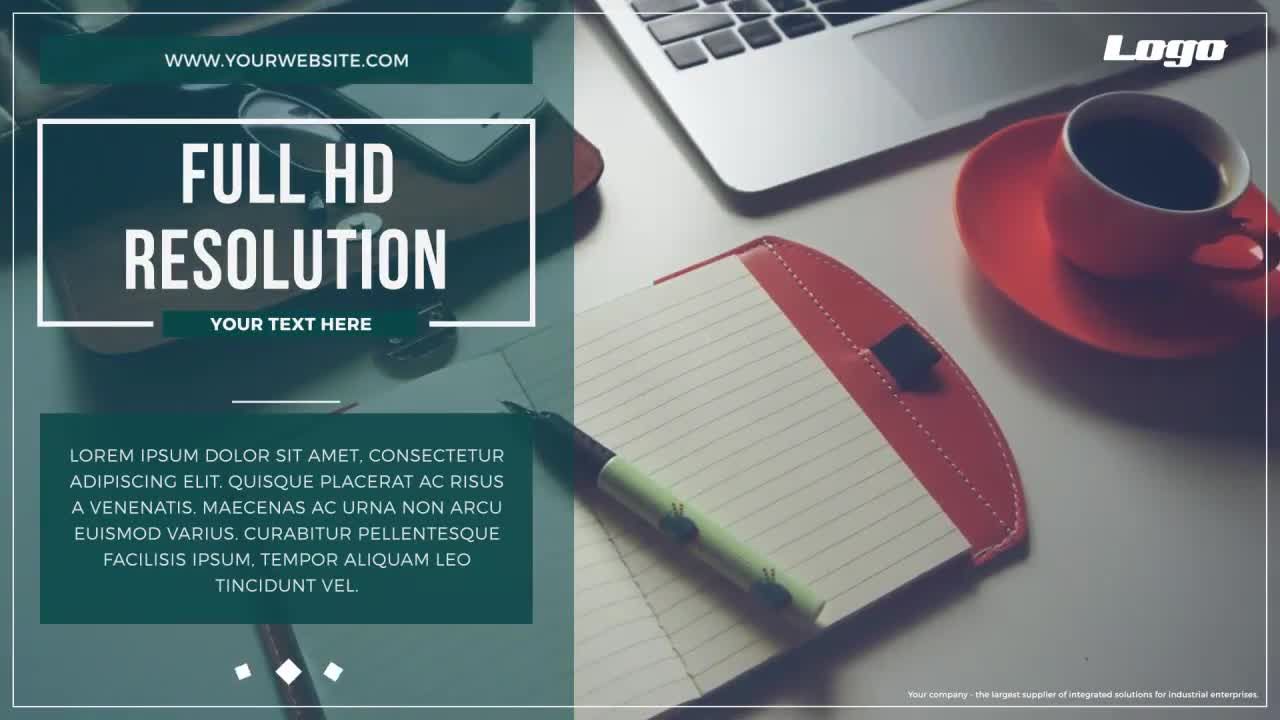 时尚设计简洁文章动画企业介绍素材库精选AE模板