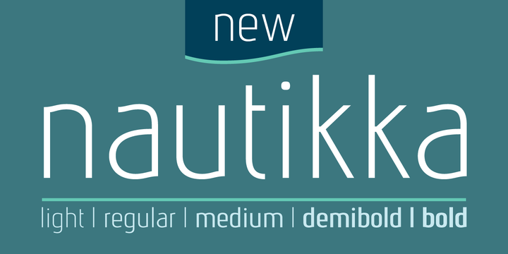 Nautikka Font Family插图