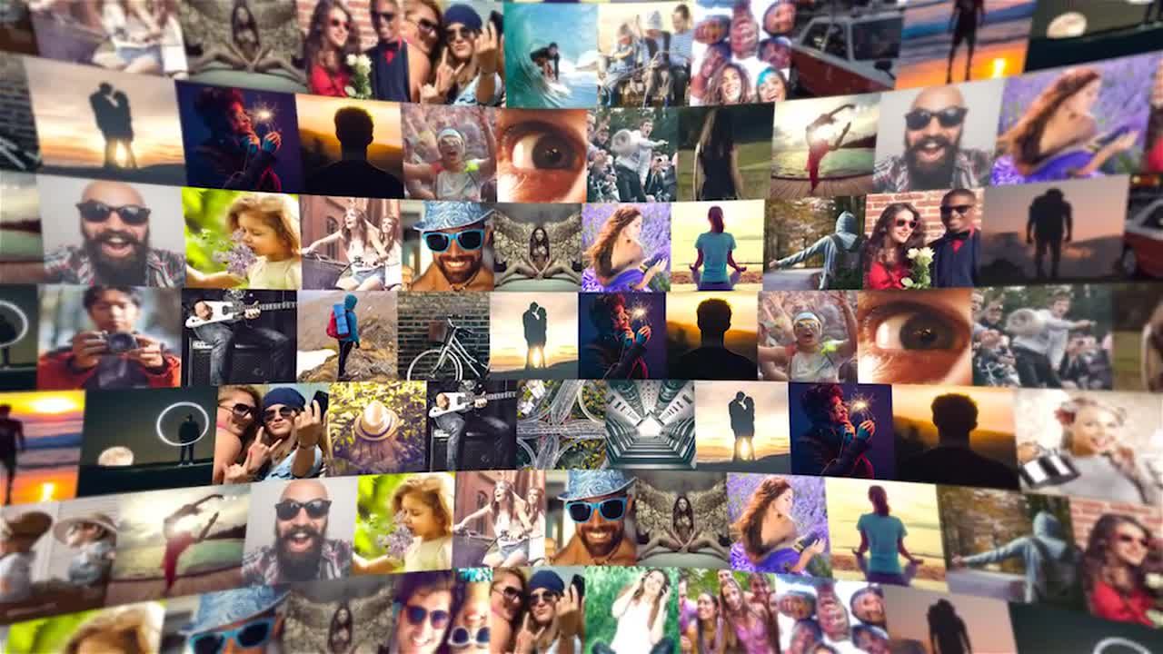 镶嵌瓷砖徽标展示素材库精选AE模板