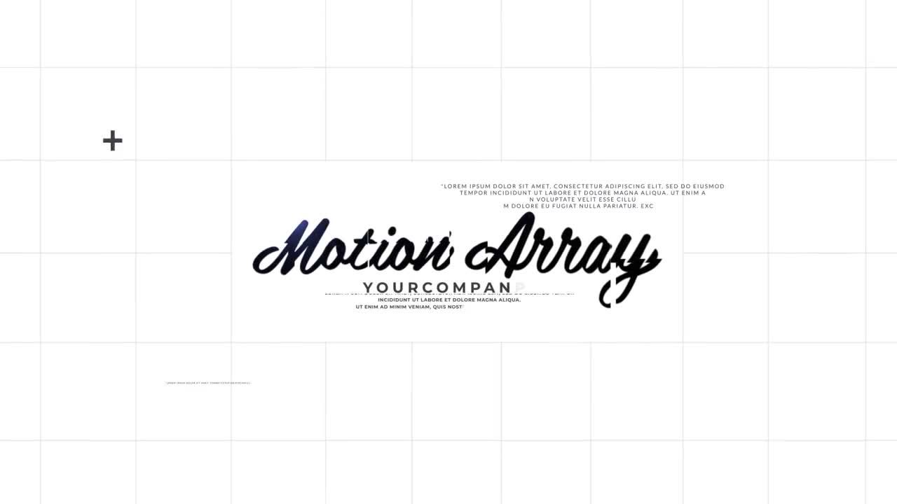 具有样式化设计公司徽标素材库精选AE模板