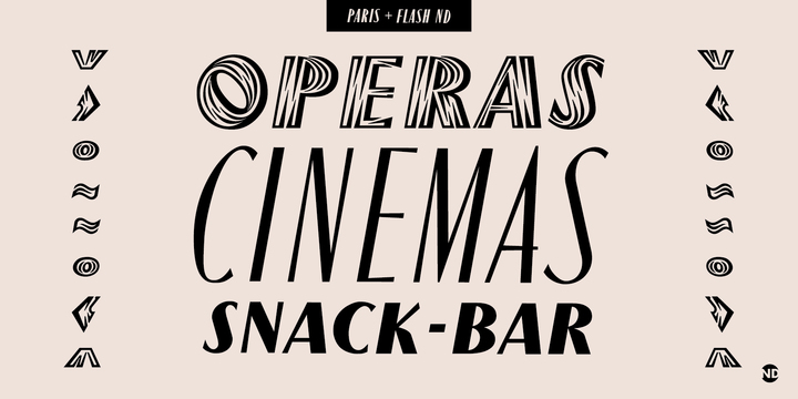 Flash ND Font素材之家精选英文字体