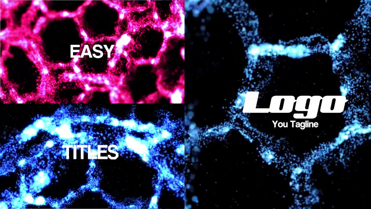 动态动画粒子效果logo展示素材库精选AE模板