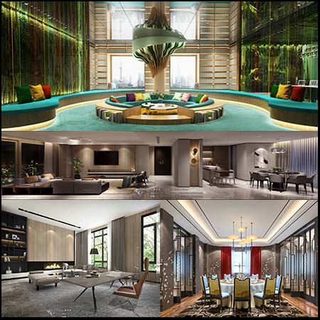 2019工作室室内场景素材之家精选3D模型