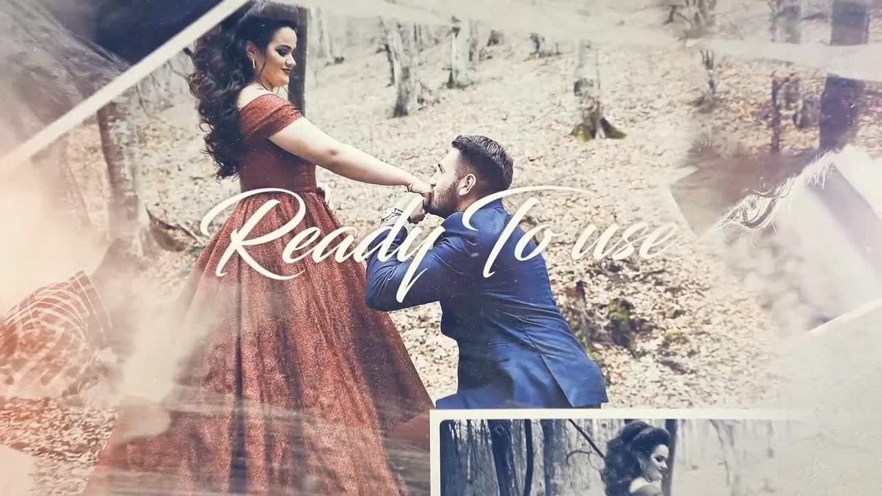 干净创意优雅照片展示动画素材库精选AE模板