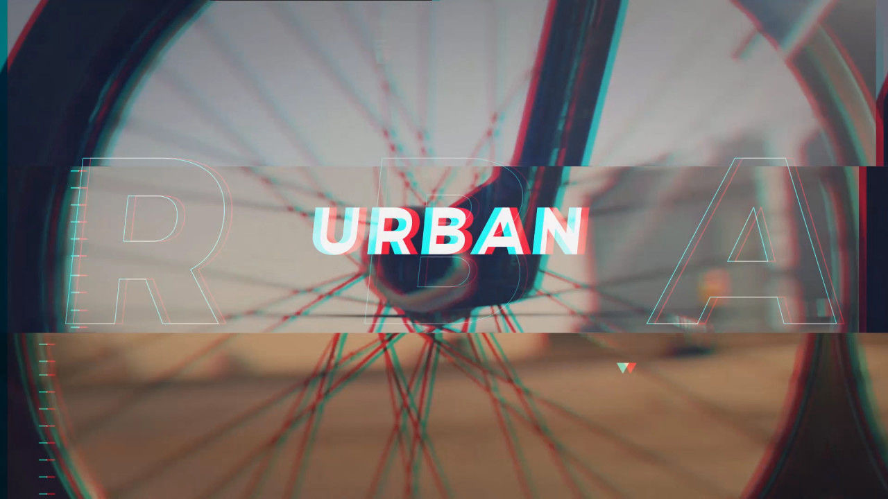 时尚过渡效果的城市开放素材库精选AE模板