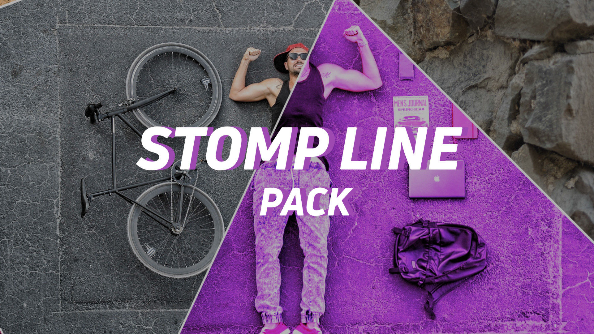 4个不同节奏定时幻灯片pr节日模板