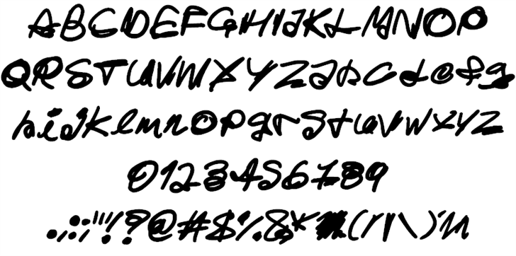 Ghost House font插图1