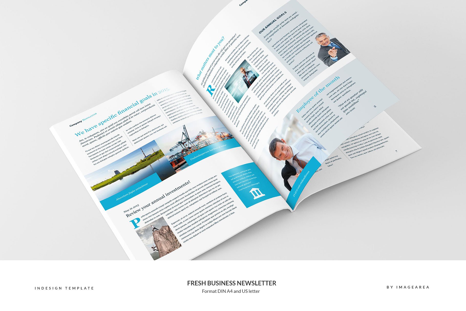 现代企业商务宣传EDM模板 Fresh Business Newsletter插图(3)