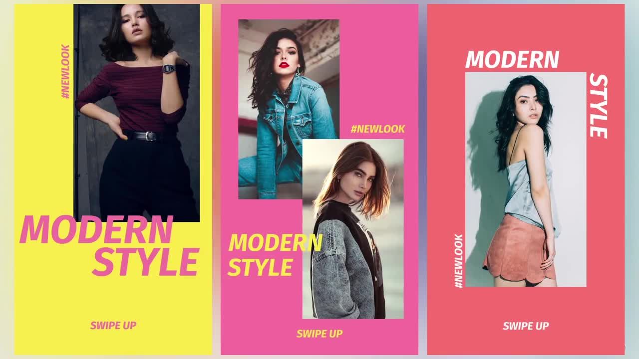 3个Instagram故事素材库精选AE模板