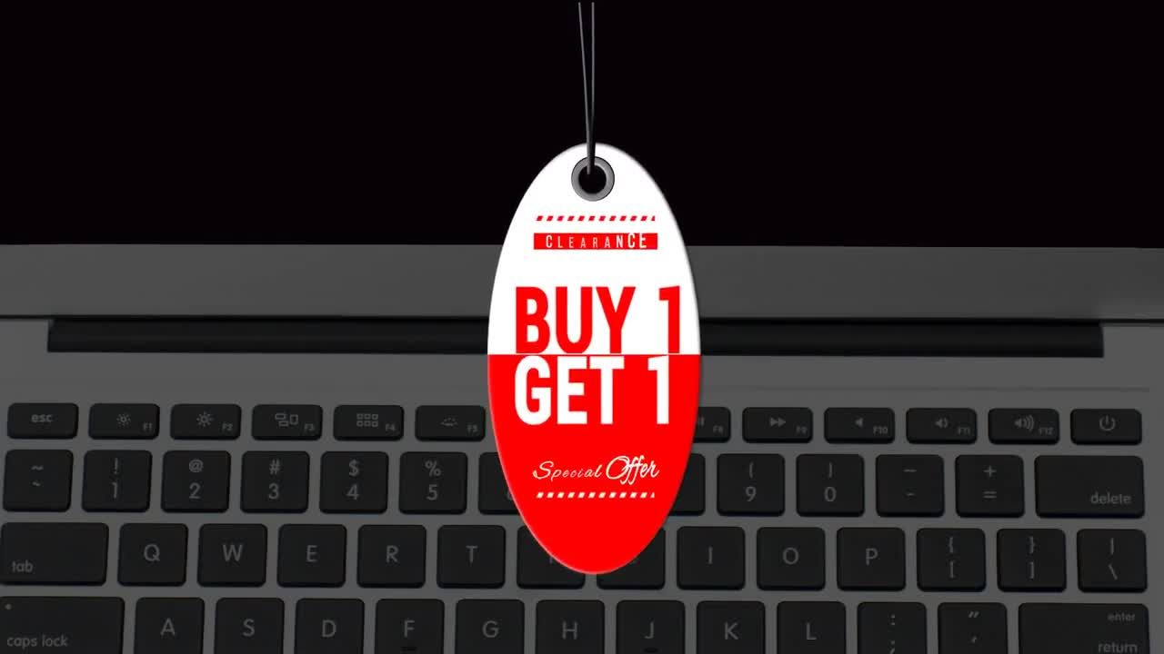 10个设计时尚销售标签素材库精选AE模板