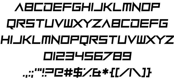 Robot Roc font插图1