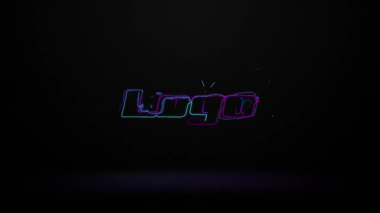 快速华丽能源标志素材库精选AE模板