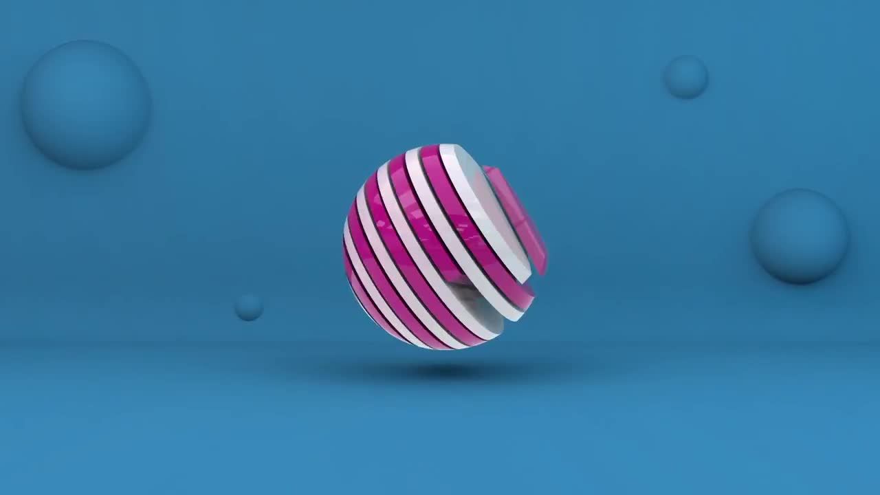 清洁徽标动态动画素材库精选AE模板