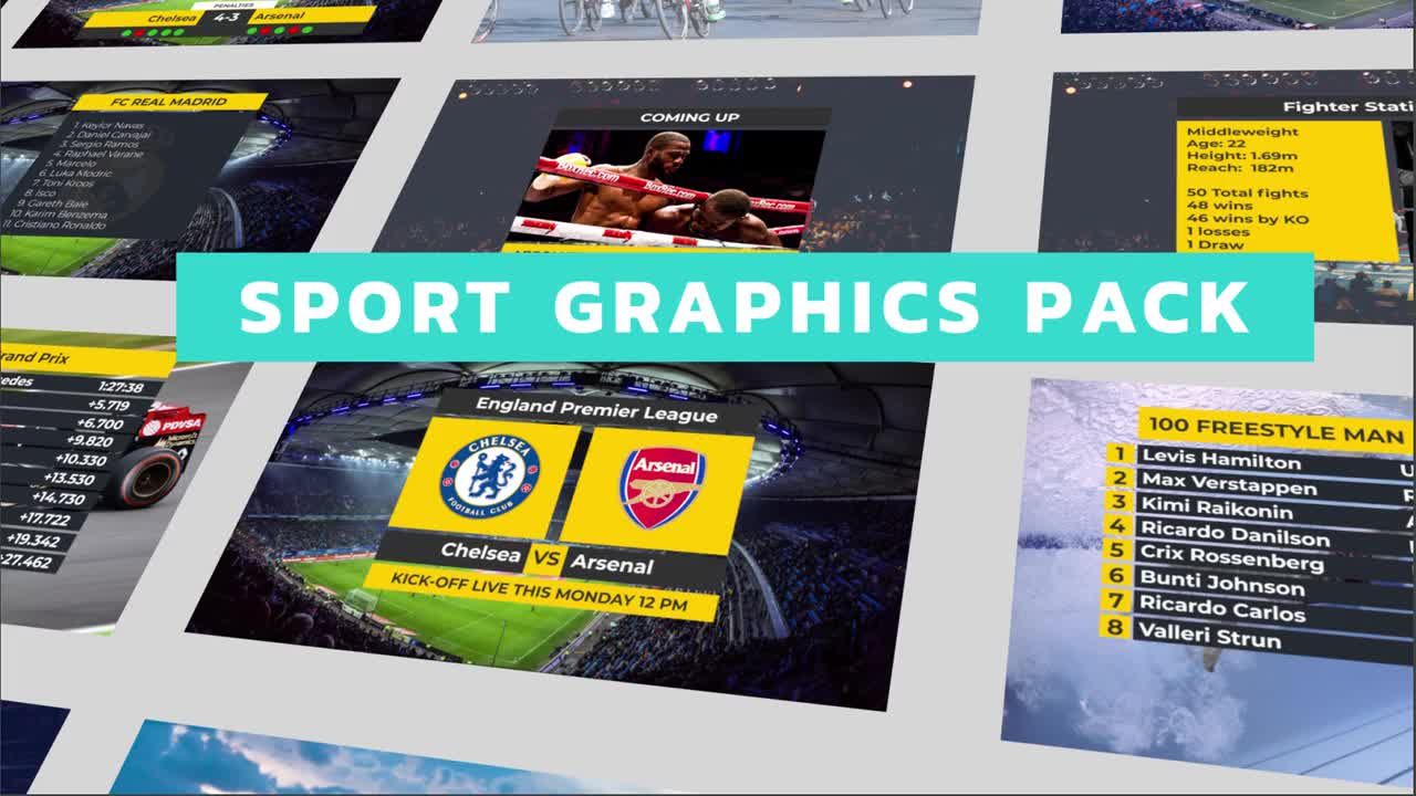 15个不同运动会场动画标题素材库推荐PR模板