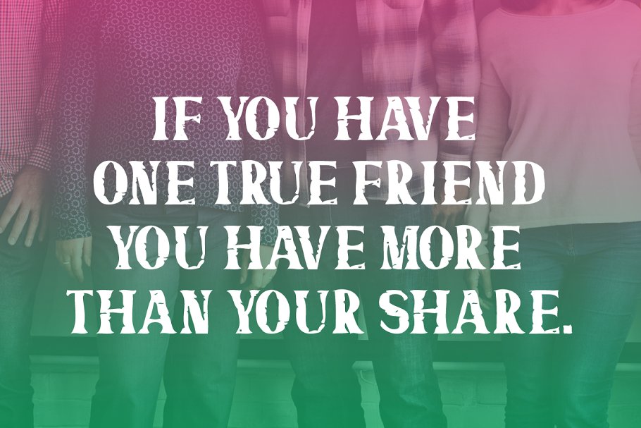 Friends Forever Typeface Font插图2