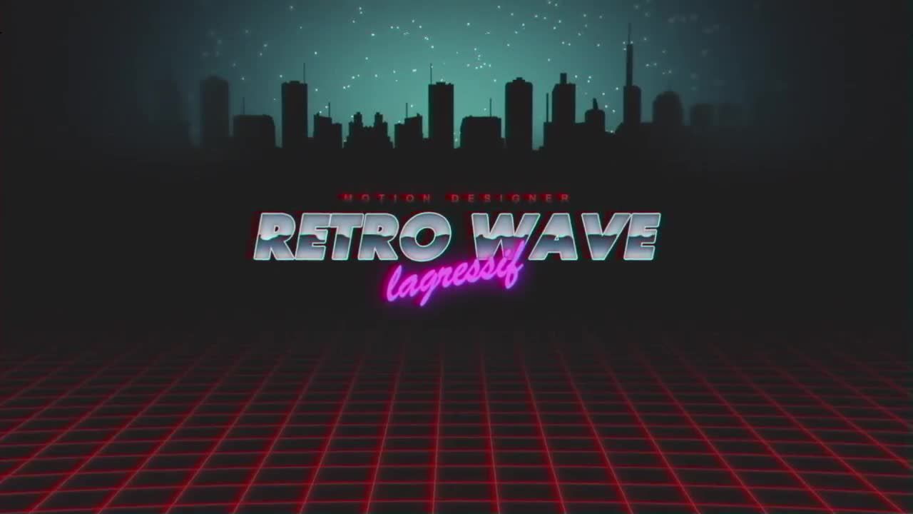 80年代主题图形制作素材库精选AE模板