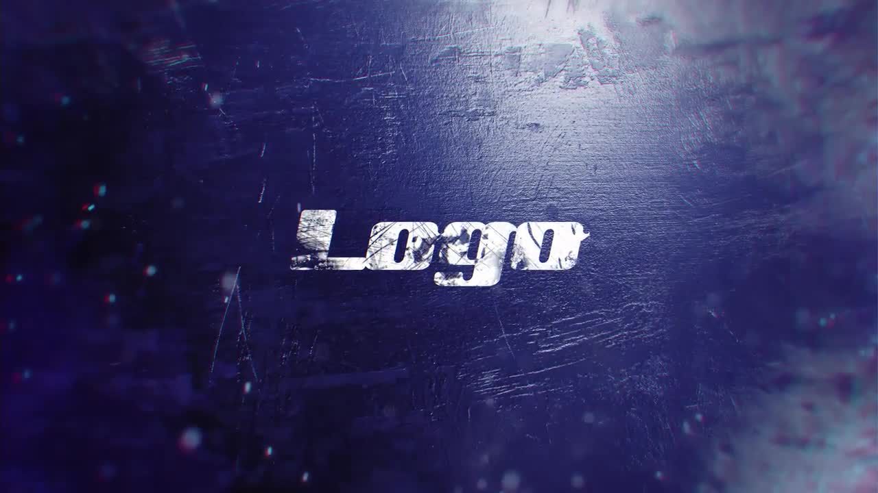 垃圾金属和油漆标志素材库精选AE模板