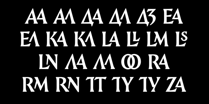 Epos Font Family插图6