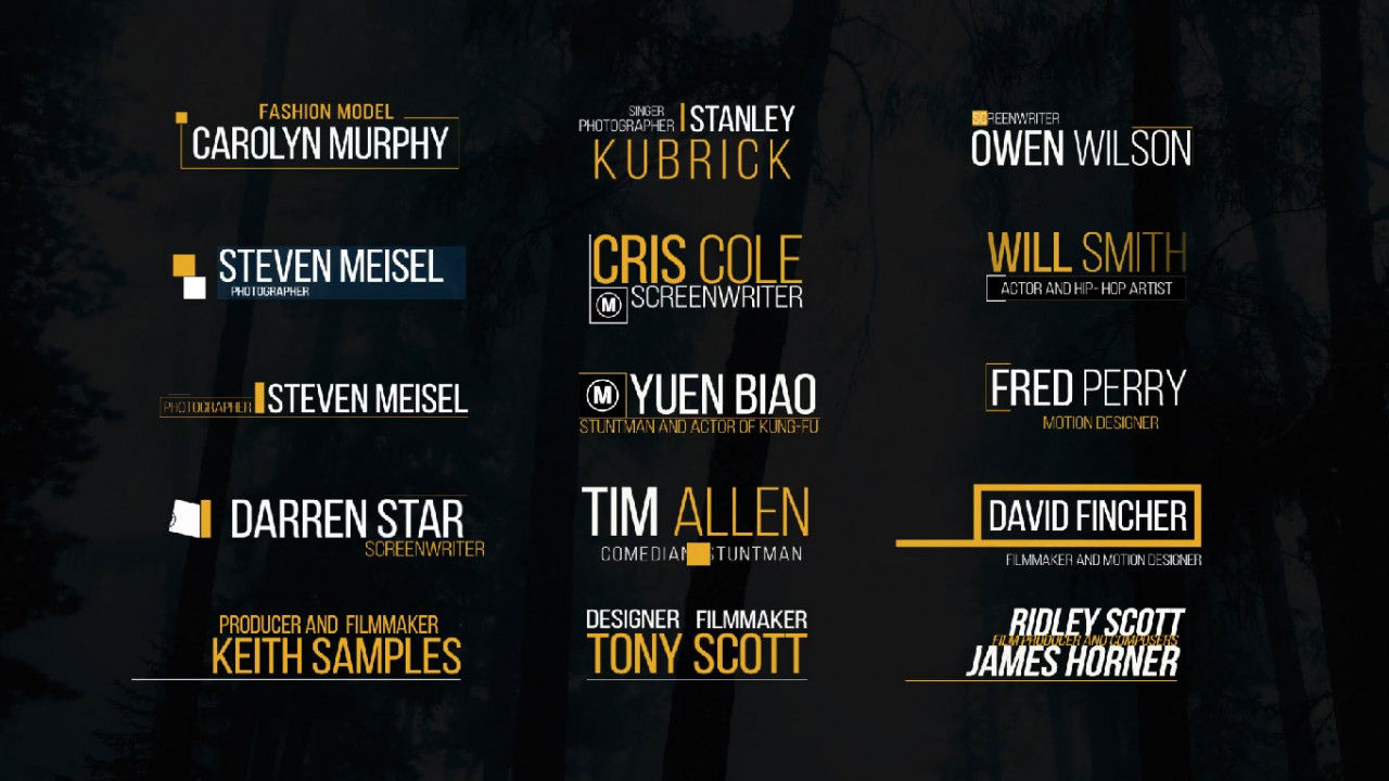 三分之二25-动态动画素材库精选AE模板