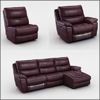 现代组合沙发素材之家精选3D模型