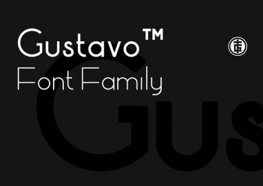 Gustavo Font素材之家精选英文字体