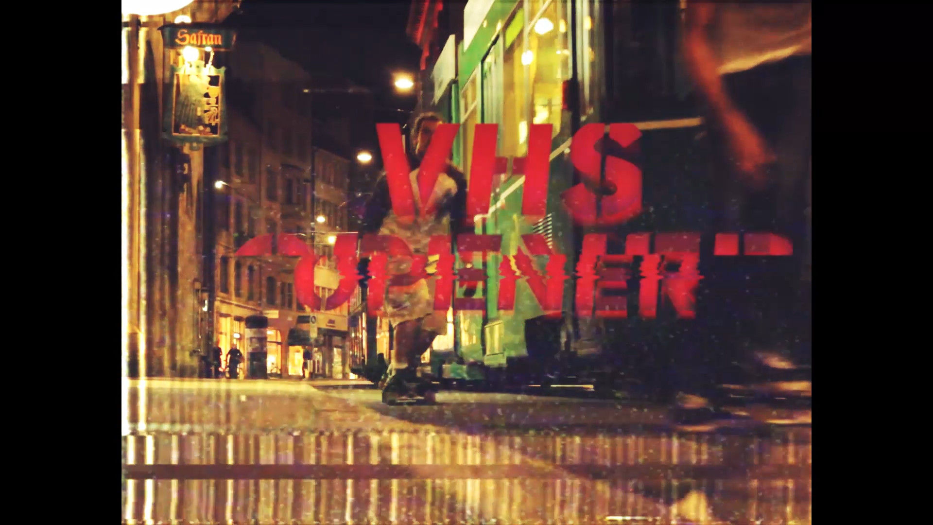 复古失真故障效果动画开场素材库推荐PR模板